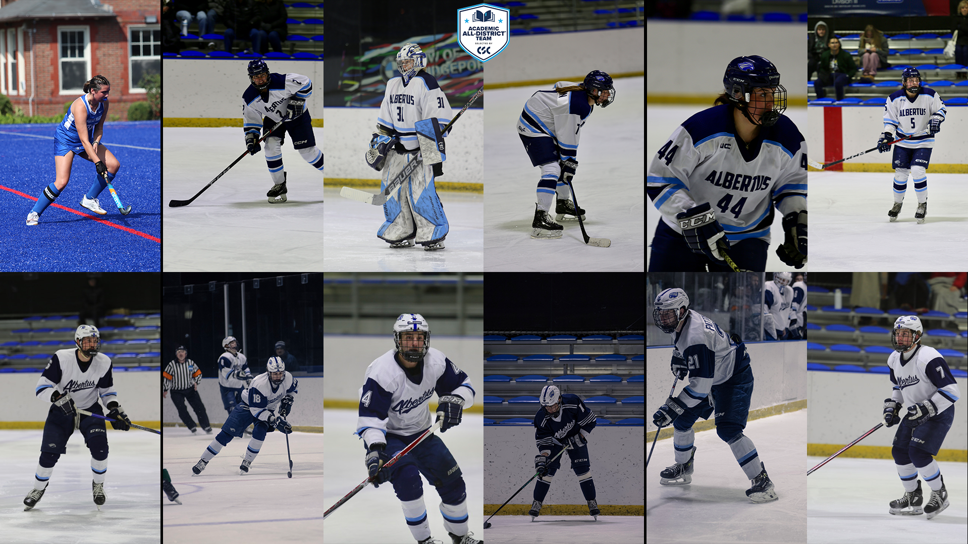 Albertus Puts 12 Members On CSC Academic All-District At-Large Team