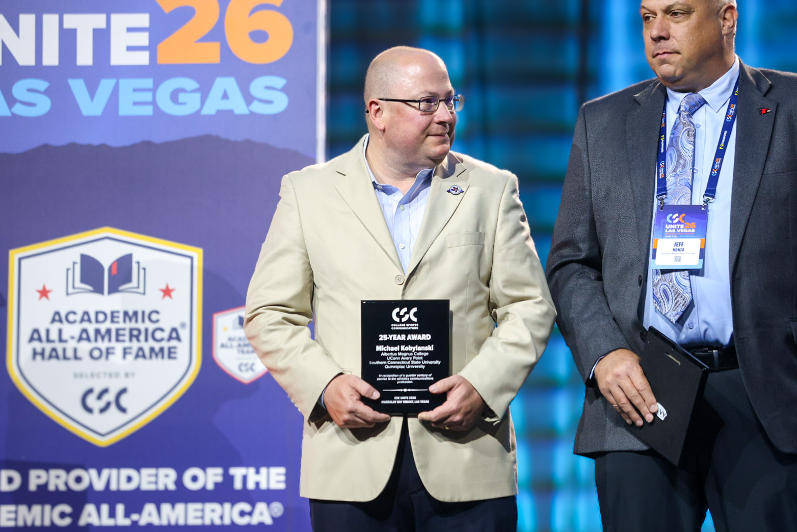 Kobylanski Recognized with 25-Year Award by CSC
