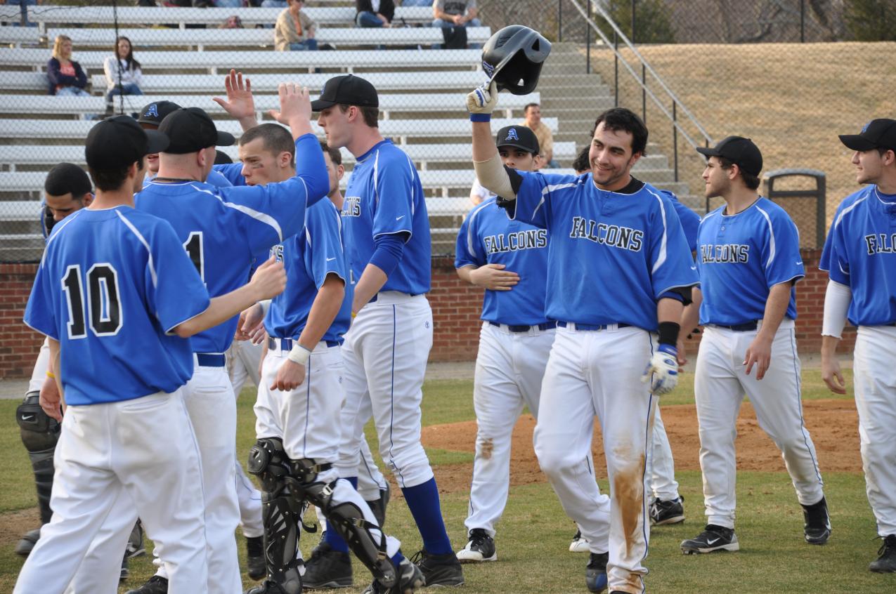 Falcons Earn Split with First Place Johnson and Wales University 5-0, 6-5