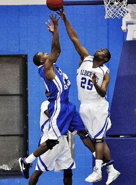 Falcons Win Thriller Late Over Coast Guard 66-64