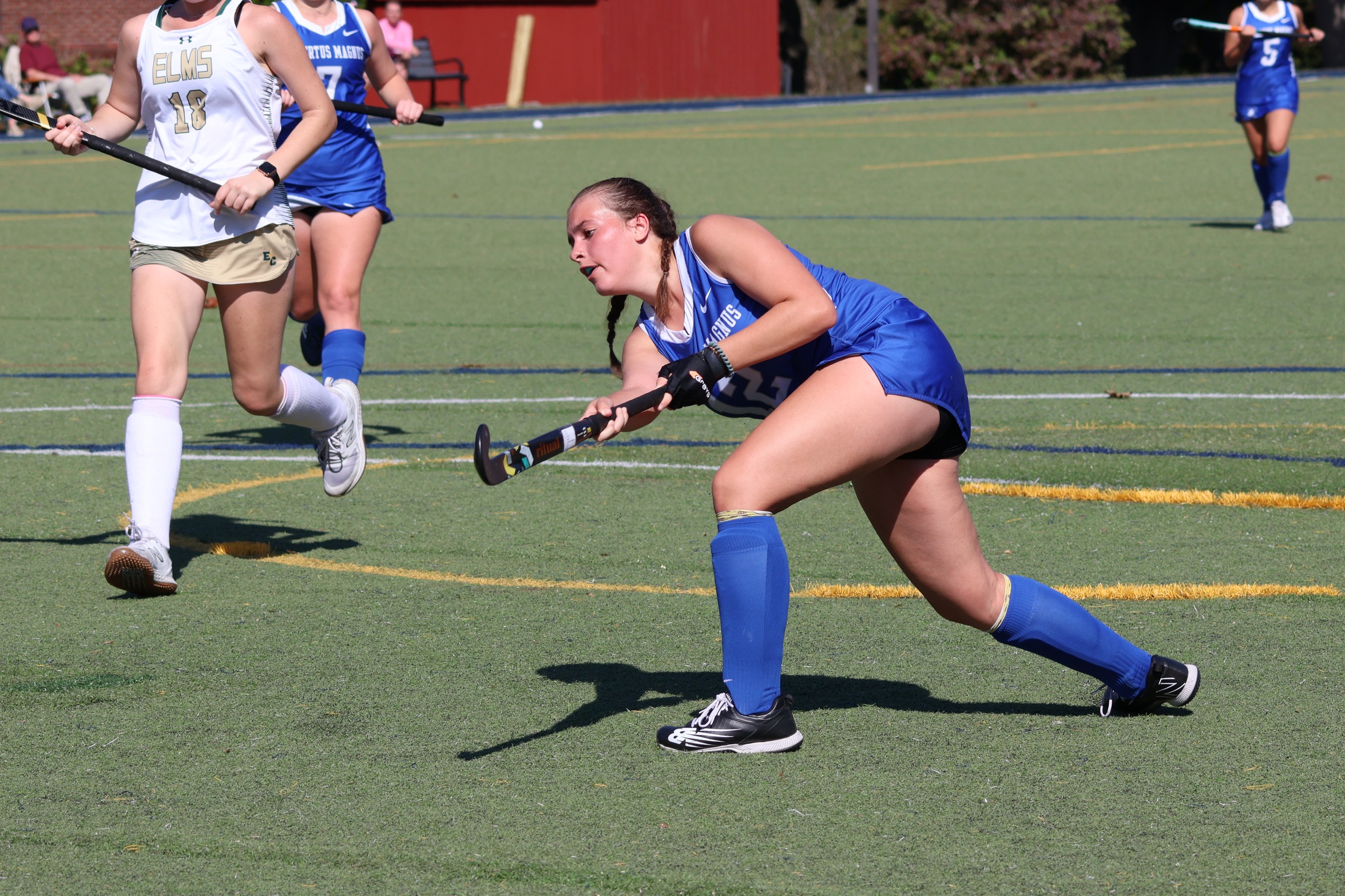 Field Hockey Beats Elms For First Win Behind Two Goals And An Assist From Helmbold