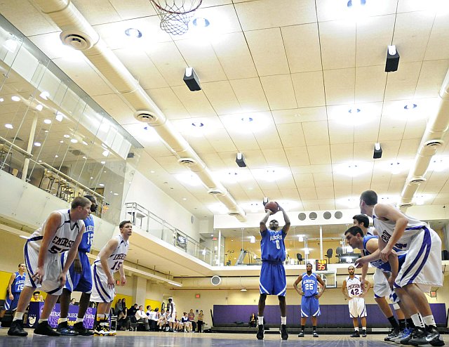 Falcons Upended 79-70 by Trinity College
