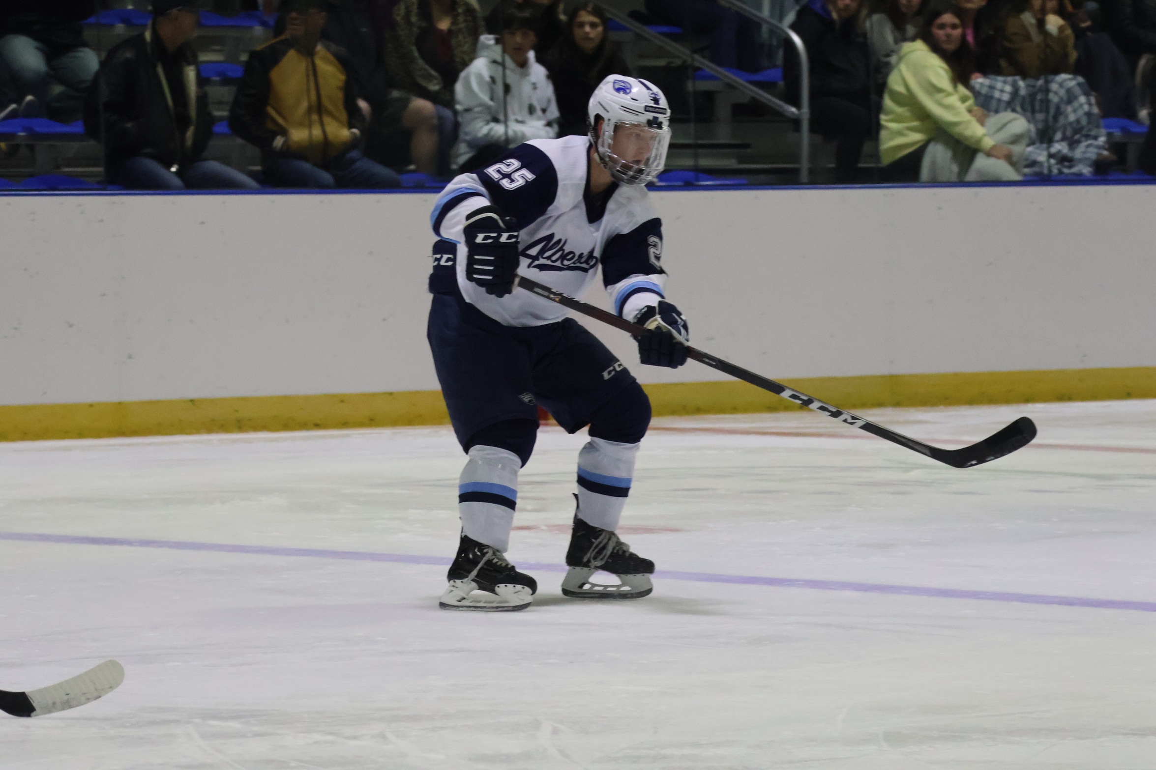 Berdal Scores Twice As Men's Ice Hockey Tops Neumann