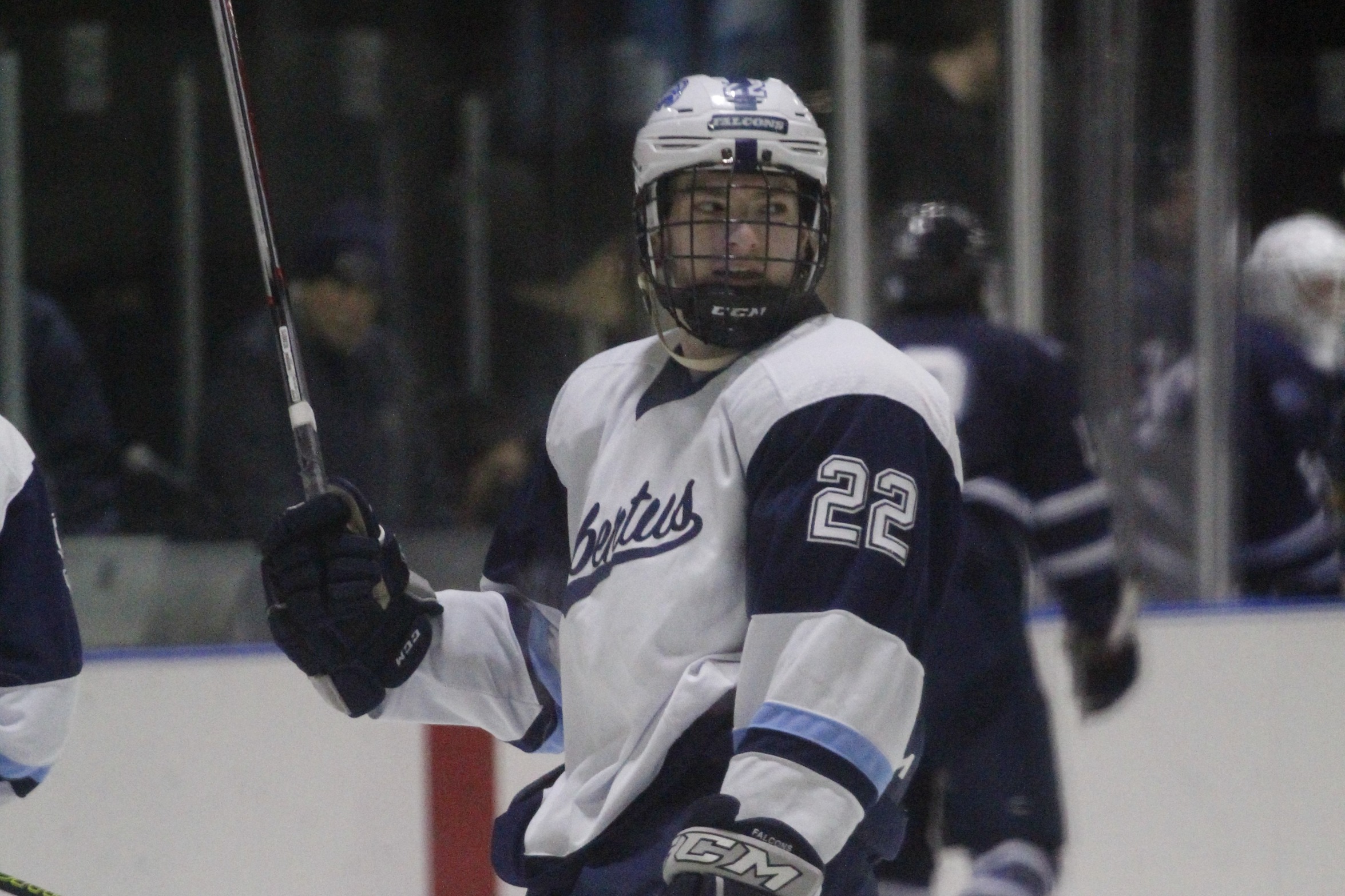 Weitzman Scores Twice, Hicks Scores Game-Winner As Men's Ice Hockey Tops Rivier
