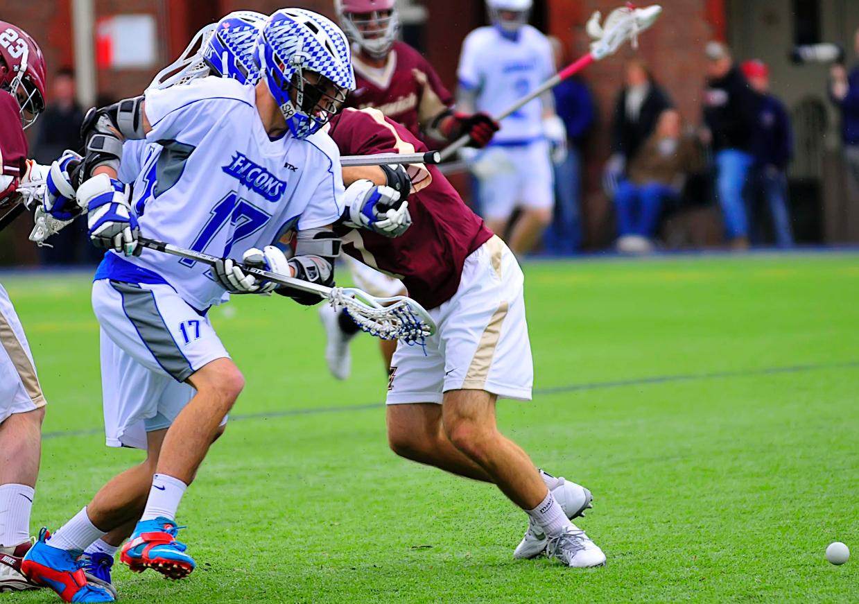 Buck&rsquo;s Four Goal Performance Leads Men&rsquo;s Lacrosse Over Becker, 12-11, in Double Overtime