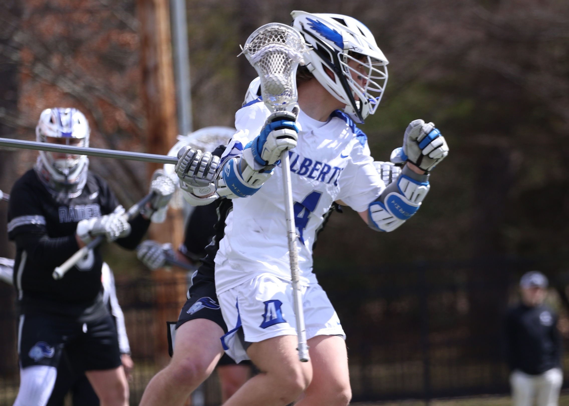 Men's Lacrosse Jumps Out To Big Lead Early, Gets First GNAC Win Over Mitchell