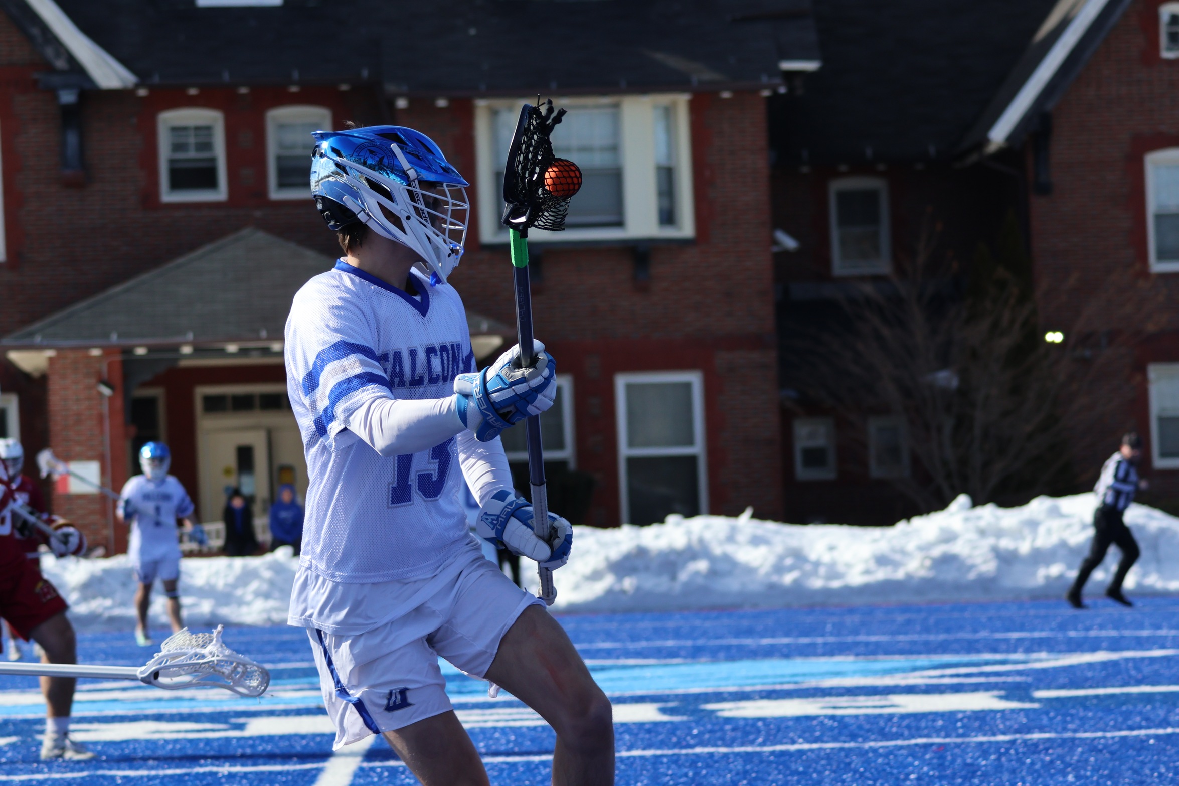 Grigas Scores First Career Goal; But Men's Lacrosse Drops Home Matchup To MSMC