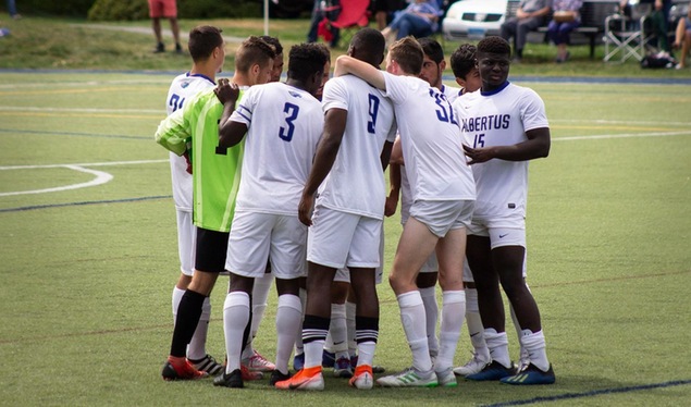 Men's Soccer Rolls Past Dean, 4-0