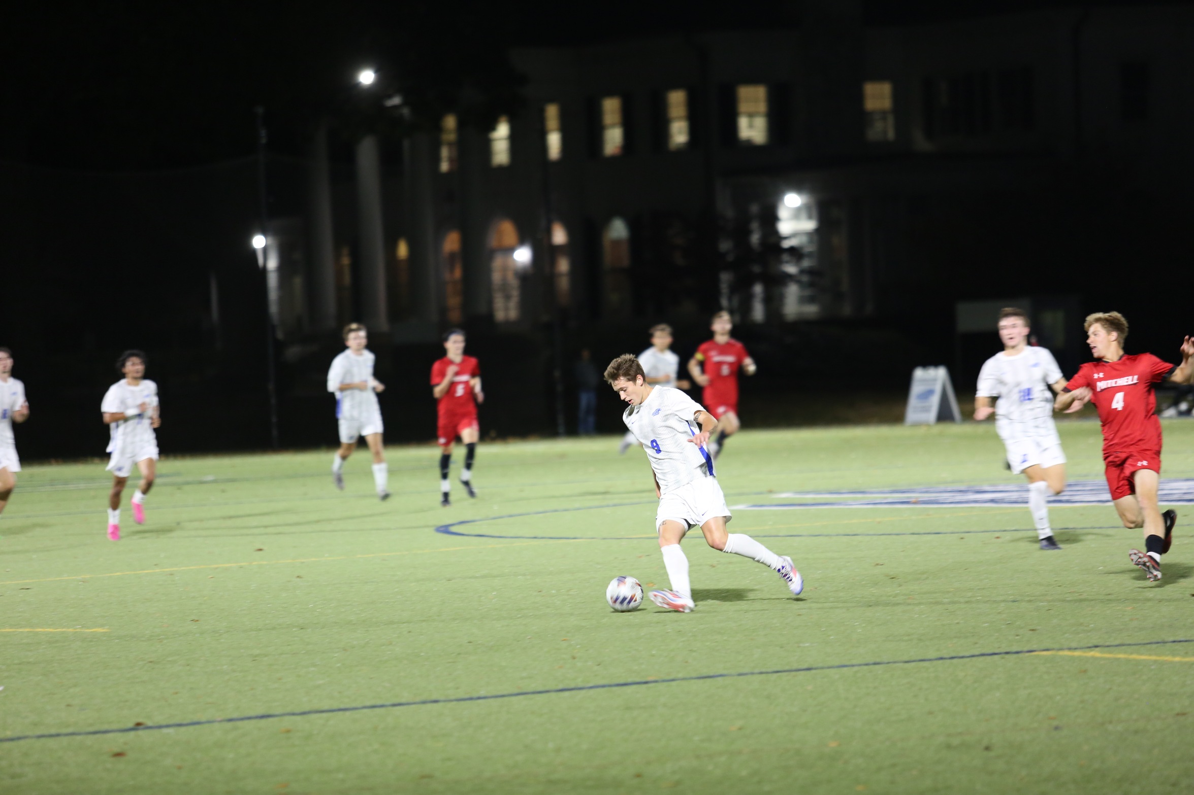 Men's Soccer Score Five Goals In First Half In Rout Of Mitchell