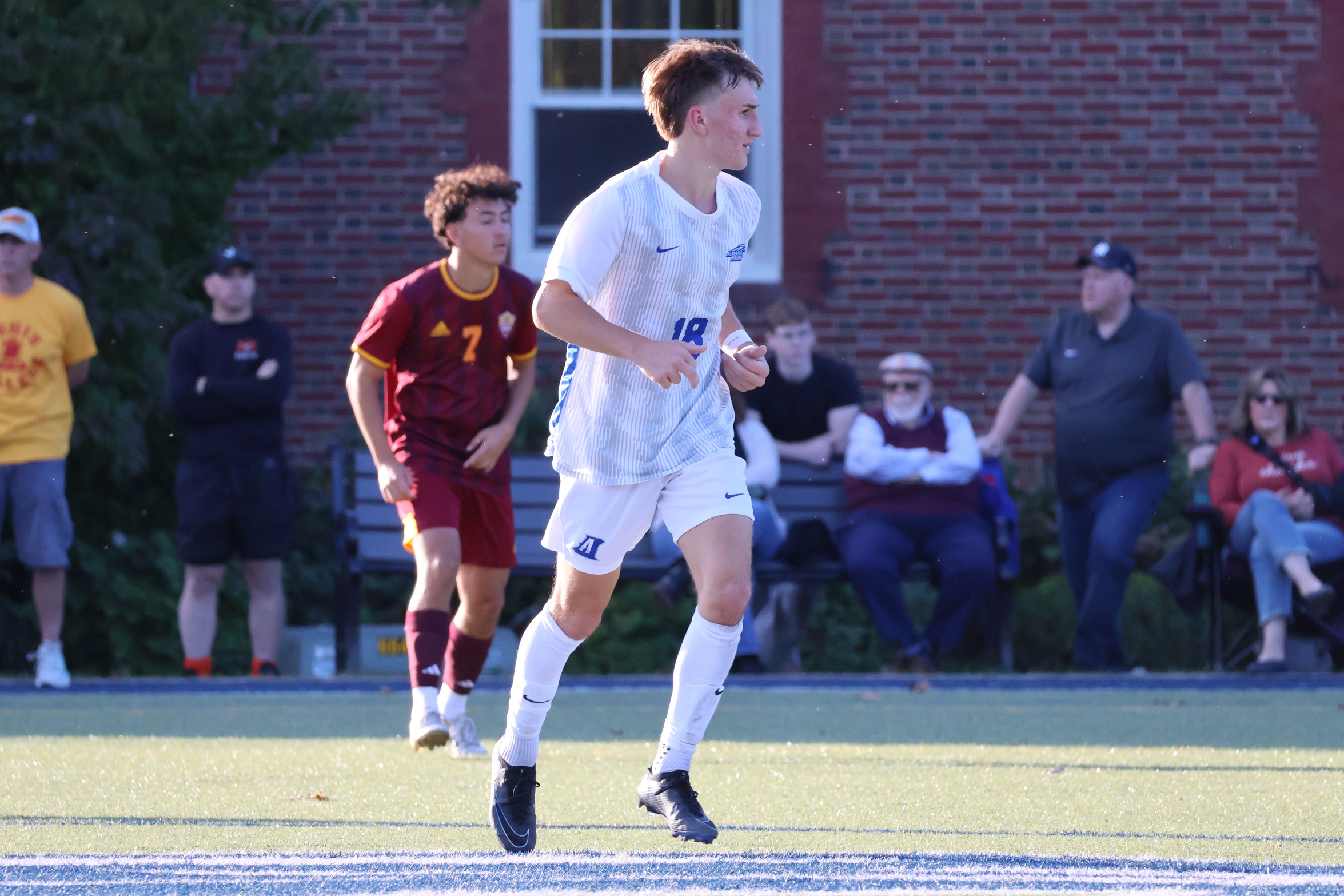 Men's Soccer Routs Regis; Remains Unbeaten In GNAC