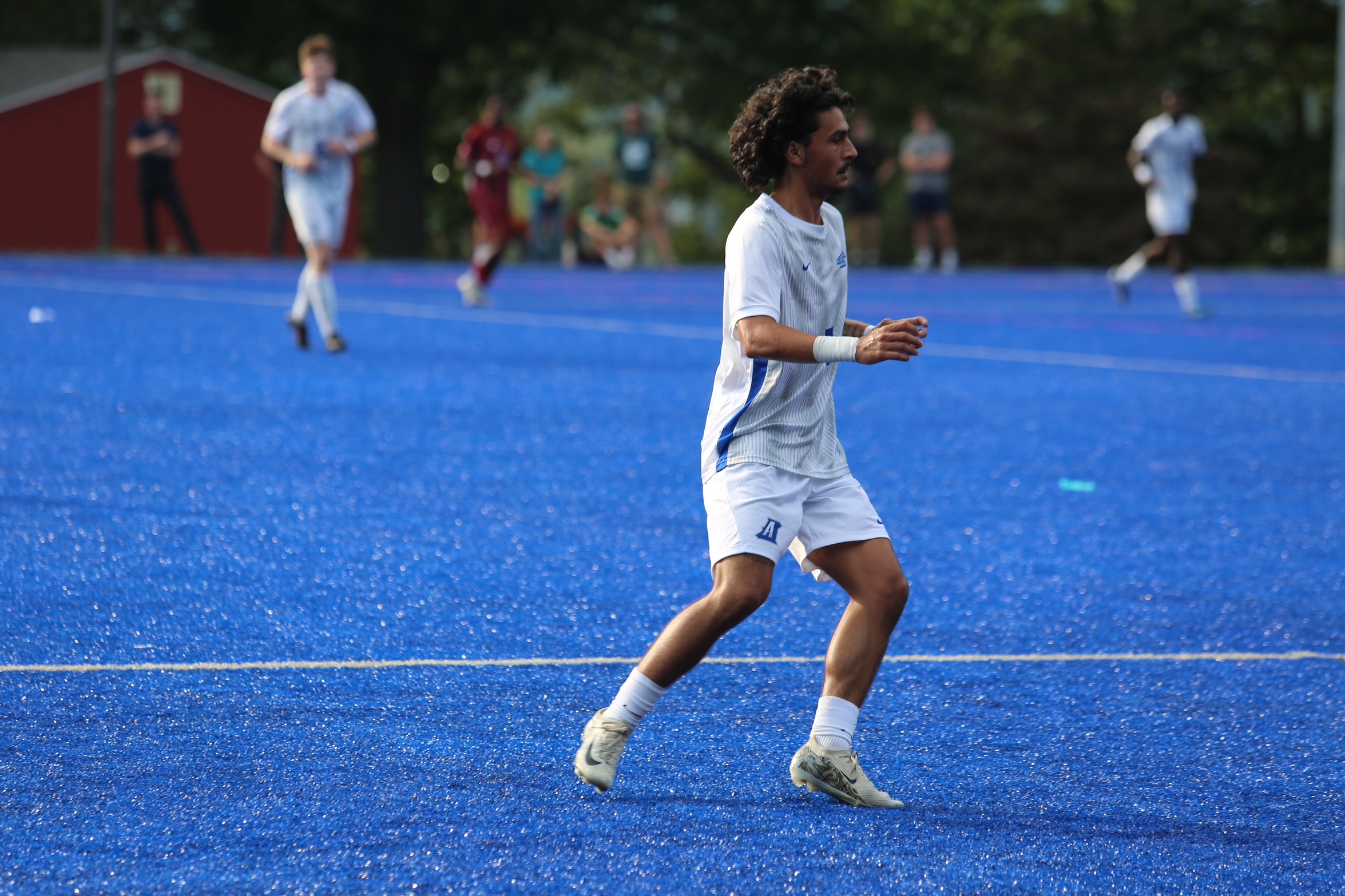 Coelho's Corner Kick Goal Lifts Men's Soccer Over Norwich In GNAC Opener
