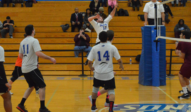 Volleyball Loses to Emerson and Emmanuel in the Bay State