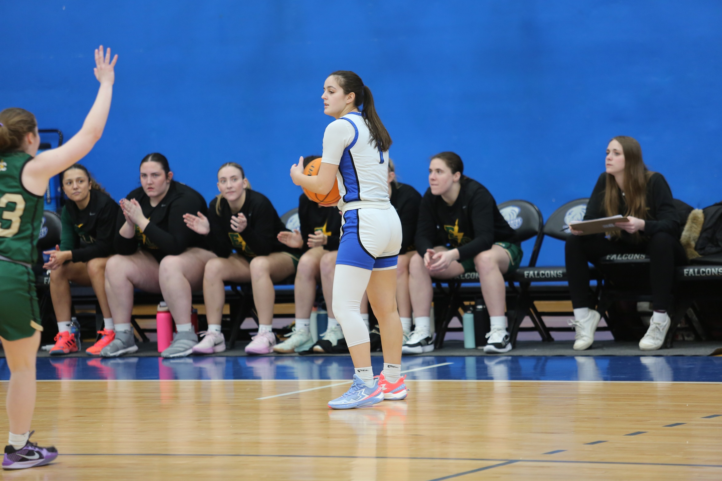 Women's Basketball Wins Third Straight As Five Score In Double Figures Against Dean