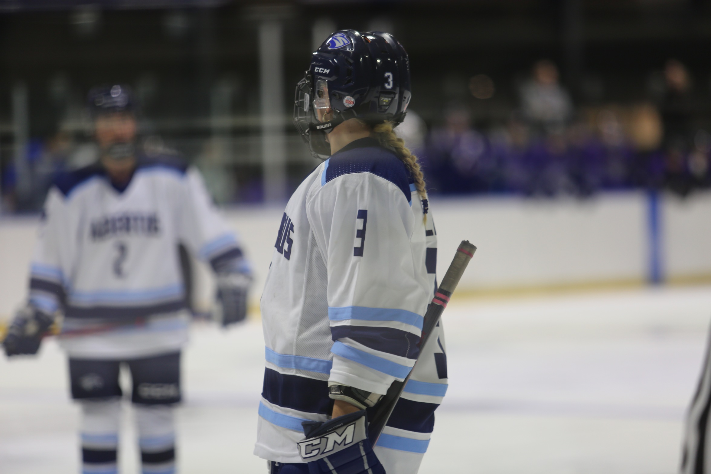 Clark's Equalizer Forced OT but Women's Ice Hockey Draws With Chatham