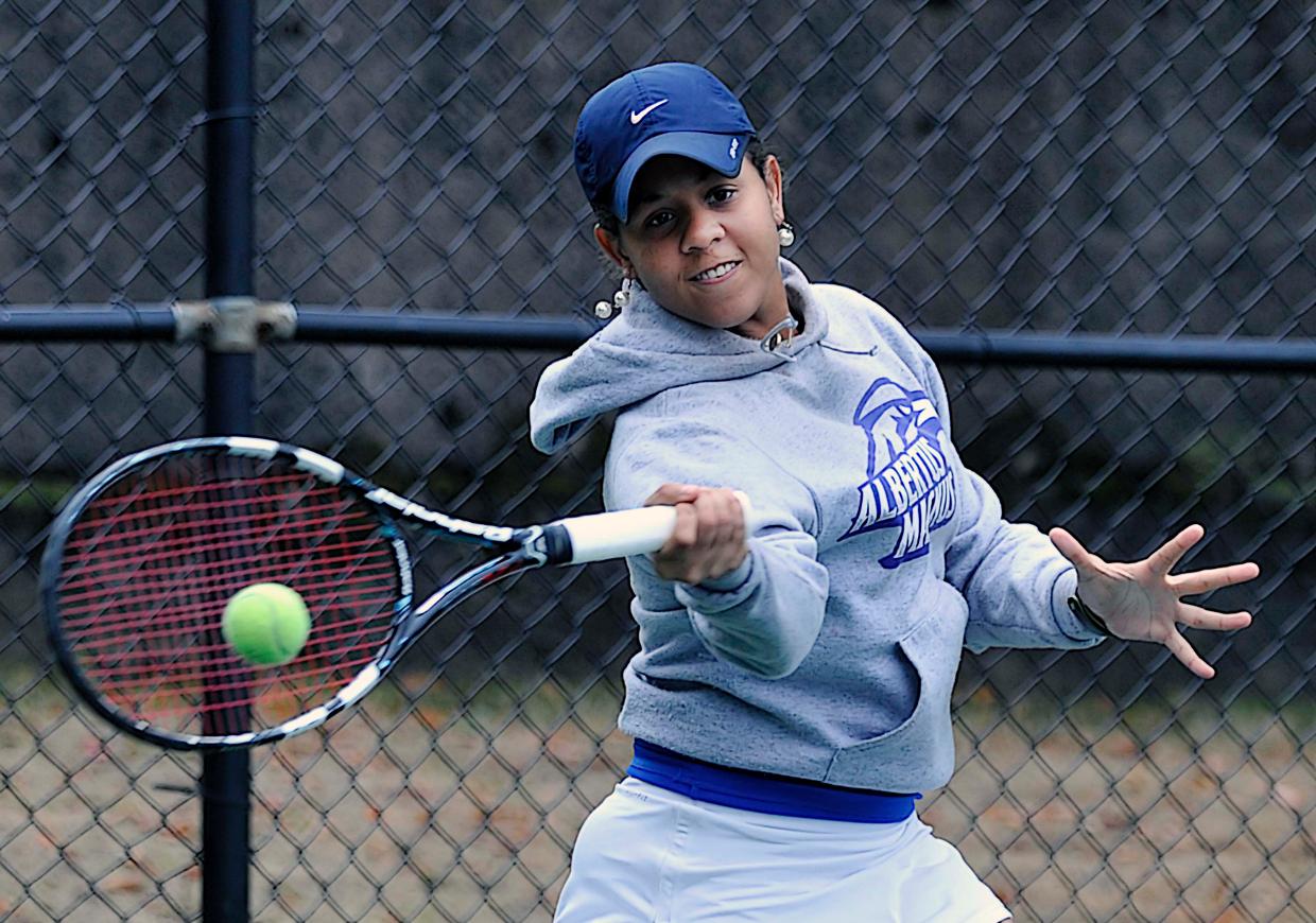 Women's Tennis Tops In-State Rival Mitchell, 6-3, in Season Opener